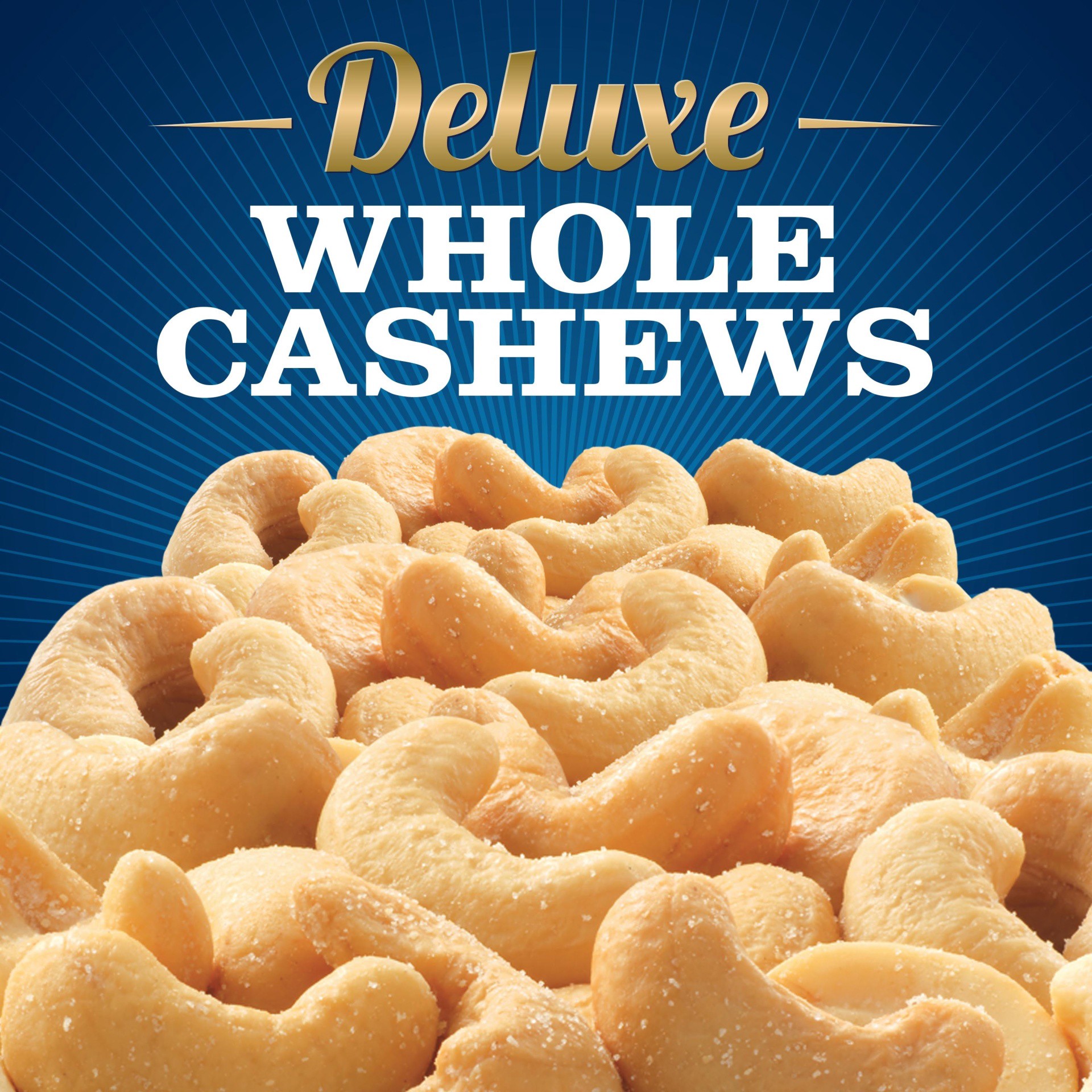 slide 7 of 12, Planters Deluxe Whole Cashews ister, 9.5 oz