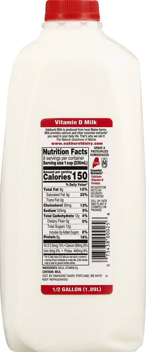slide 12 of 13, Oakhurst Milk Whole Uht- 64 fl oz, 64 fl oz