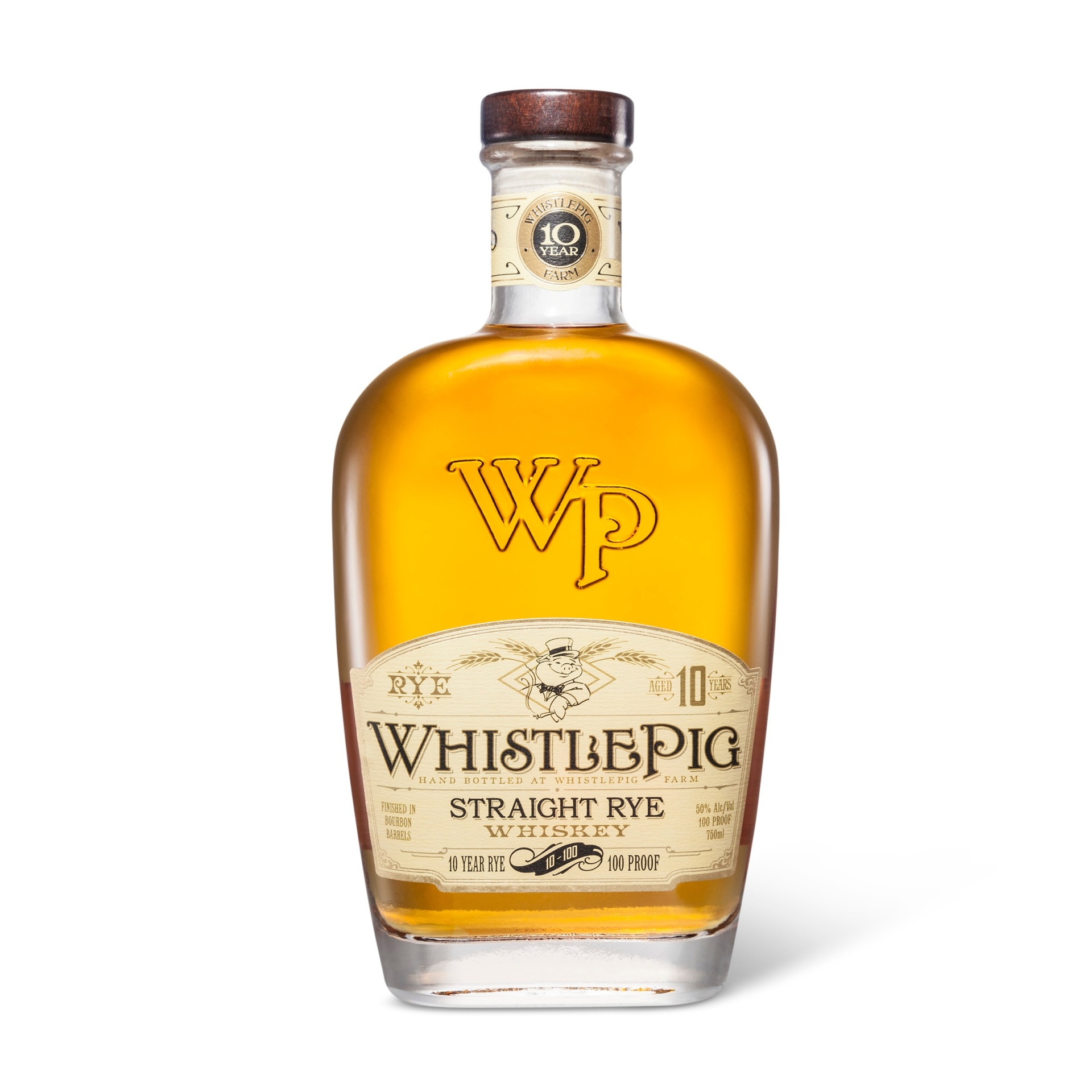 WhistlePig Whistle Pig 10yr Rye Whiskey Bottle 750 ml Shipt