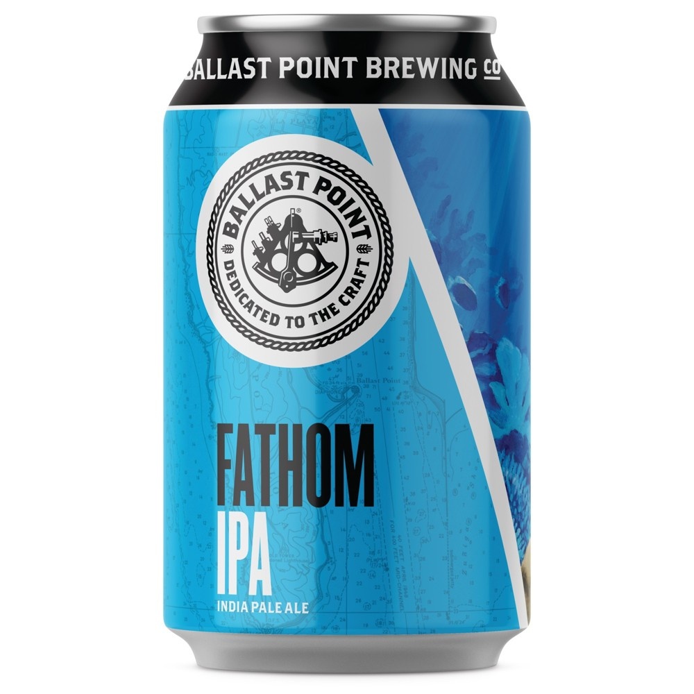 slide 2 of 3, Ballast Point Fathom IPA Beer, 6 ct, 12 fl oz