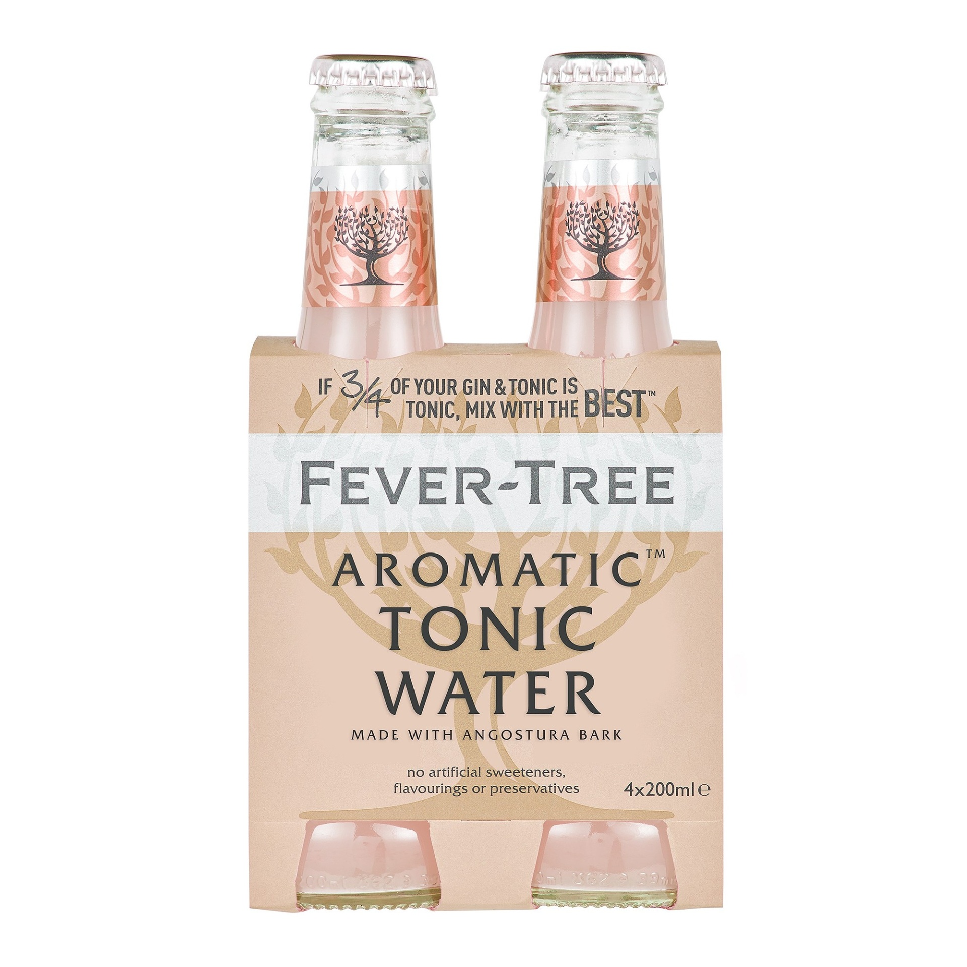 slide 1 of 2, Fever-Tree Aromatic Tonic Water, 4 ct; 200 ml