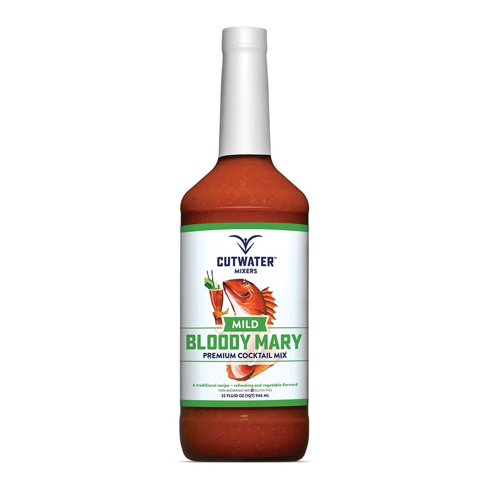 slide 1 of 1, Cutwater Spirits Cutwater Mild Bloody Mary Cocktail Mix Bottle, 32 fl oz