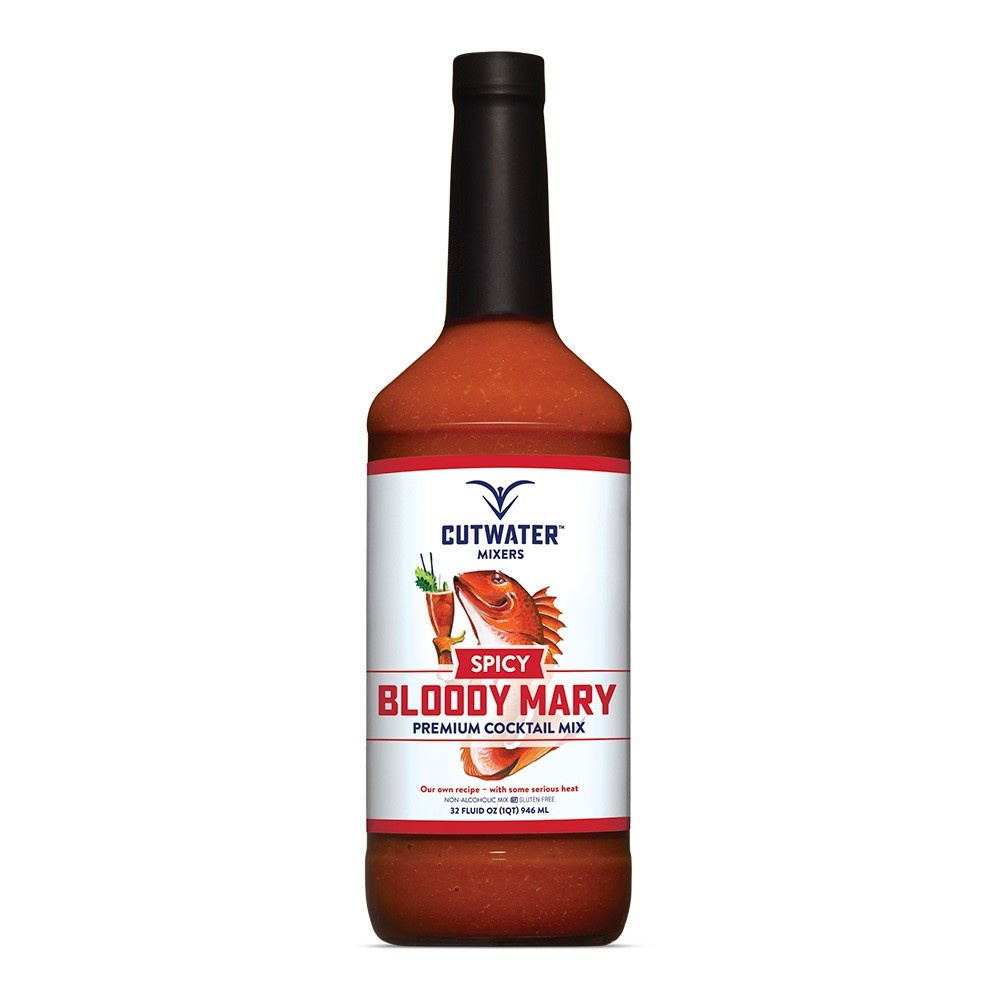 slide 1 of 1, Cutwater Spirits Spicy Bloody Mary Mix Bottle, 32 oz