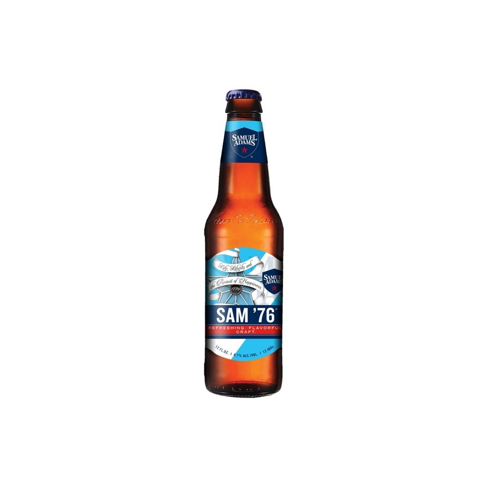 slide 2 of 2, Samuel Adams Sam '76 Crushable Craft Beer, Light & Flavorful, 6 ct; 12 fl oz