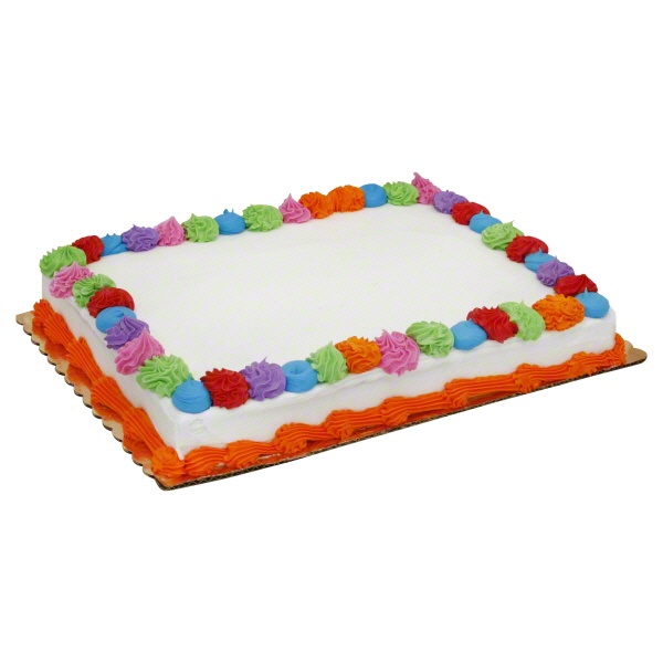 slide 1 of 1, 1/2 Sheet Yellow Cake(For Special Requests 24 Hours Required), 1 ct
