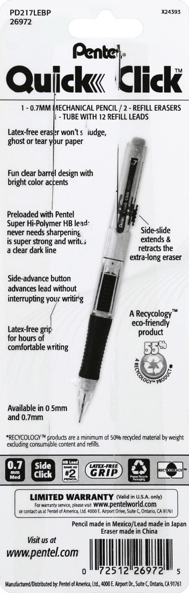 slide 6 of 6, Pentel Mechanical Pencil 1 ea, 1 ct