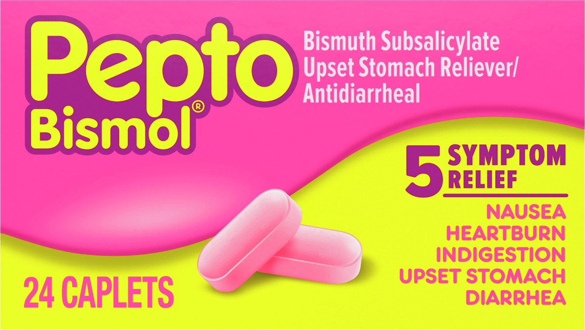 slide 2 of 2, Pepto-Bismol Pepto Bismol Caplets, 24 ct