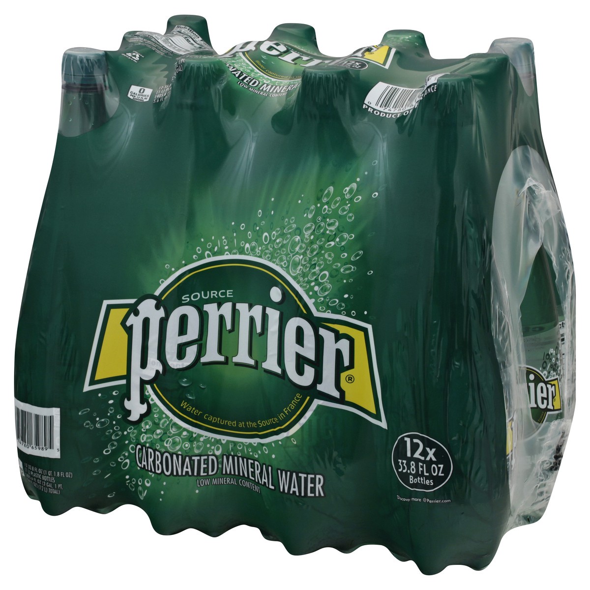 slide 9 of 9, Perrier Sparkling Water, Plastic Water Bottles - 405.6 oz, 33.8 fl oz