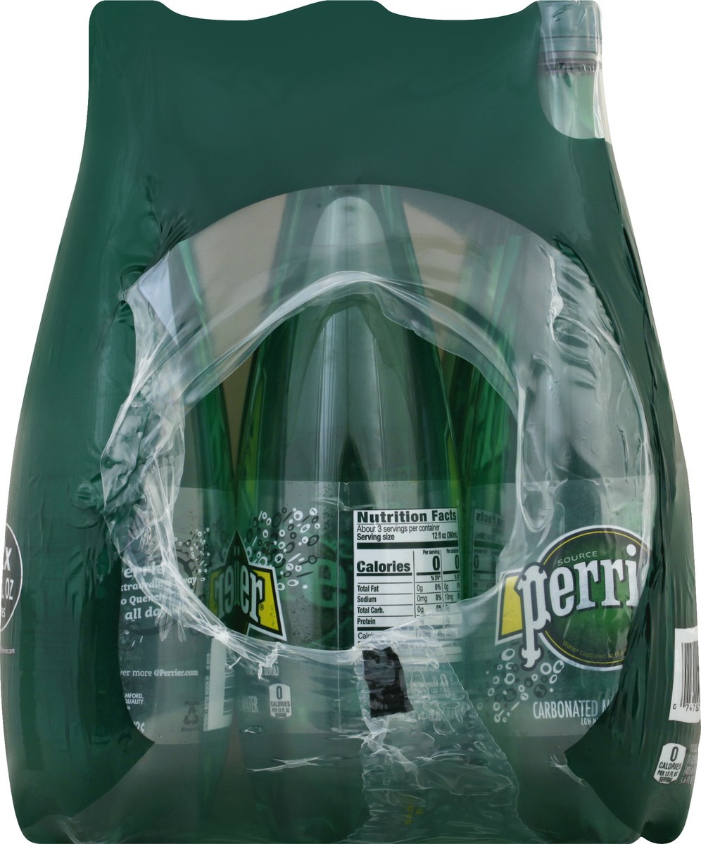 slide 8 of 9, Perrier Sparkling Water, Plastic Water Bottles - 405.6 oz, 33.8 fl oz