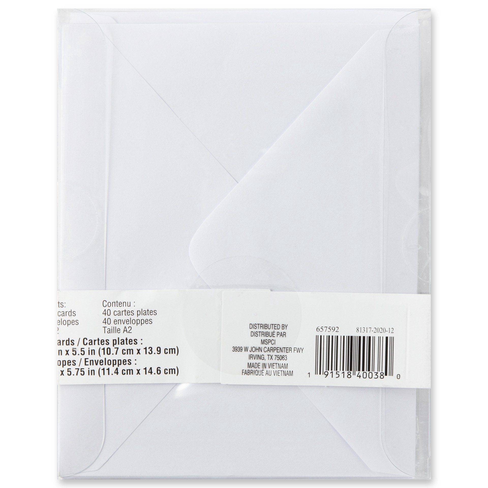 slide 2 of 6, Gray Watercolor Flat Cards & Envelopes By Recollections, 4.25" X 5.5", 4.25 in x 5.5 in