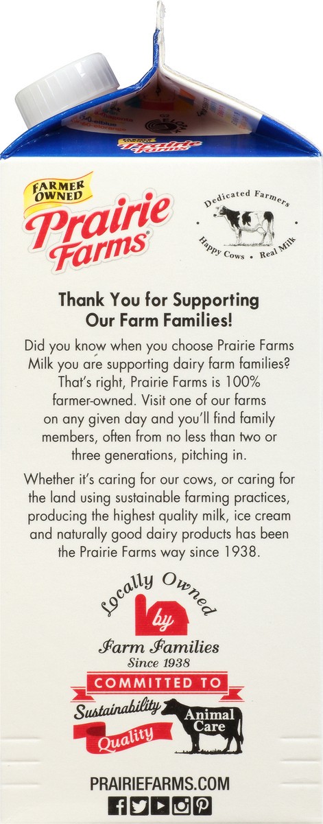 slide 8 of 9, Prairie Farms 2% Reduced Fat Milk 0.5 gl Carton, 1/2 gal