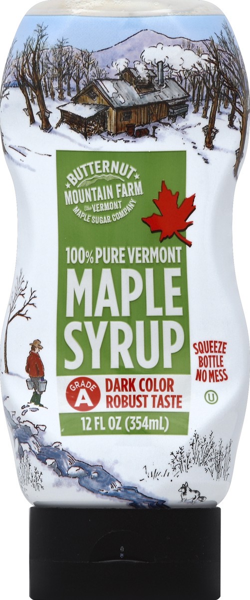 slide 2 of 2, Butternut Mountain Farm 100% Dark Amber Maple Syrup - 12 oz, 12 oz