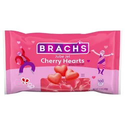 Brach's Jube Jel Cherry Hearts 12 oz