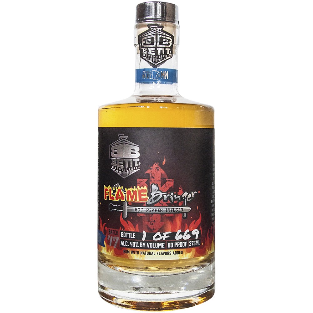 slide 1 of 1, Bent Flamebringer Hot Pepper Rum, 750 ml