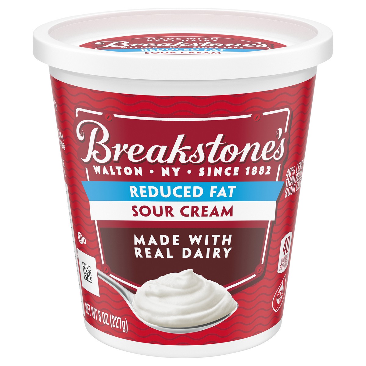 slide 9 of 11, Breakstone's Reduced Fat Sour Cream, 8 oz Tub, 8 oz