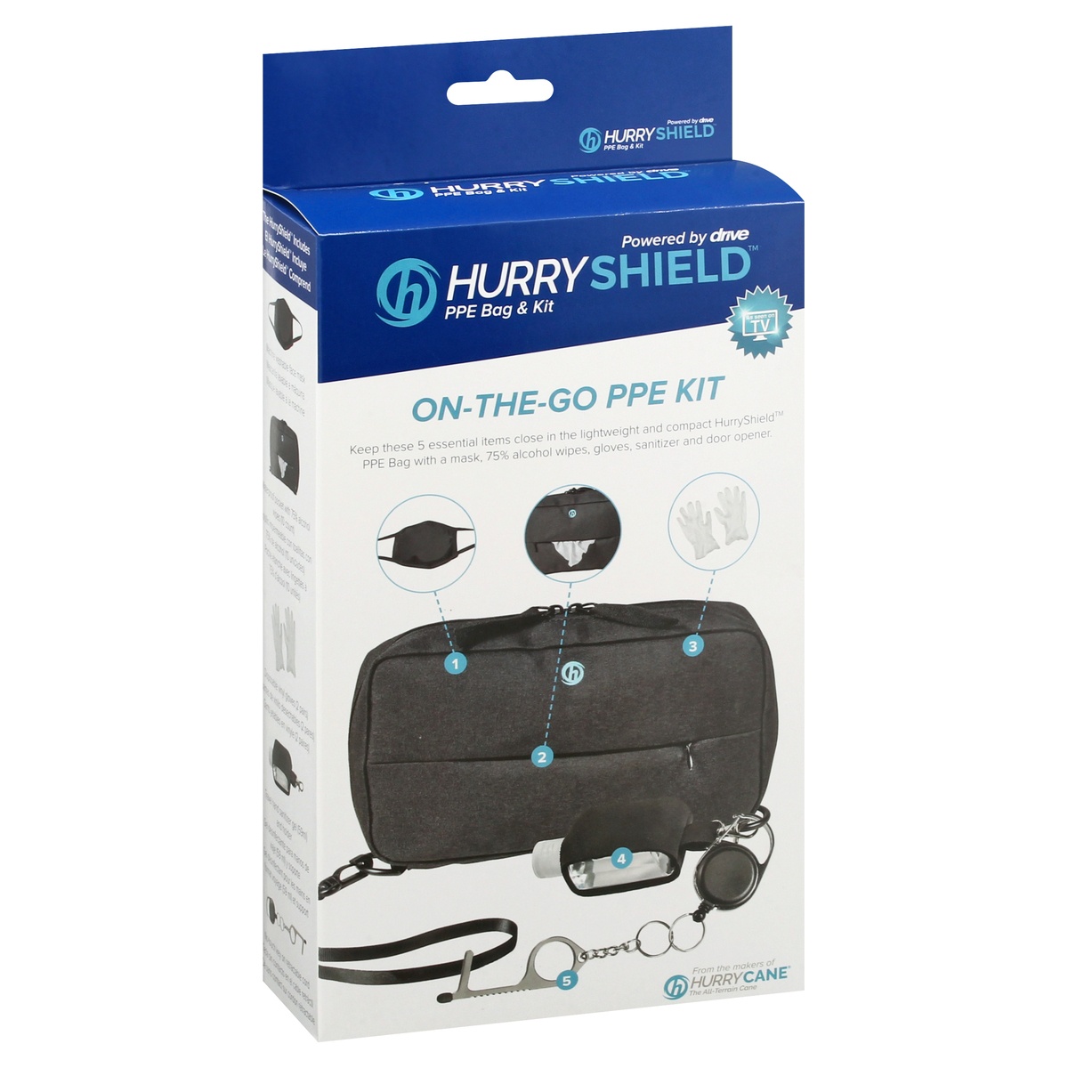 slide 2 of 9, Hurryshield Ppe Bag And Kit Case, 1 ct