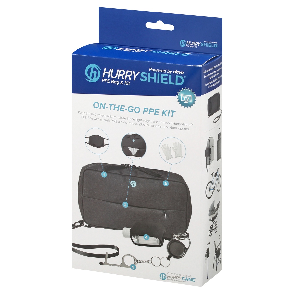 slide 3 of 9, Hurryshield Ppe Bag And Kit Case, 1 ct