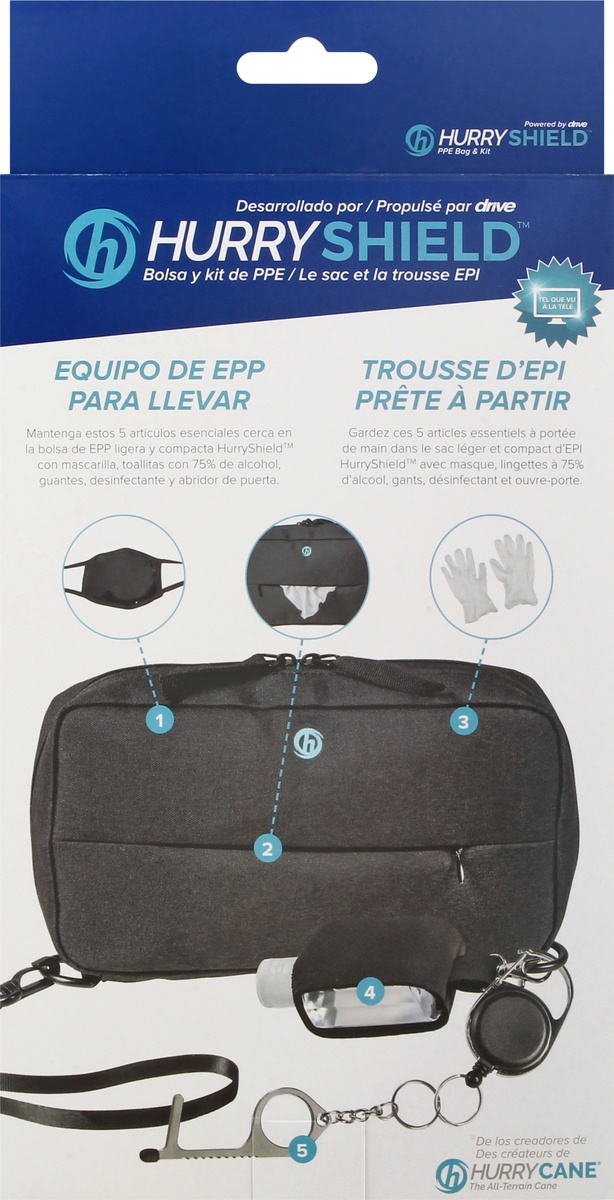 slide 5 of 9, Hurryshield Ppe Bag And Kit Case, 1 ct