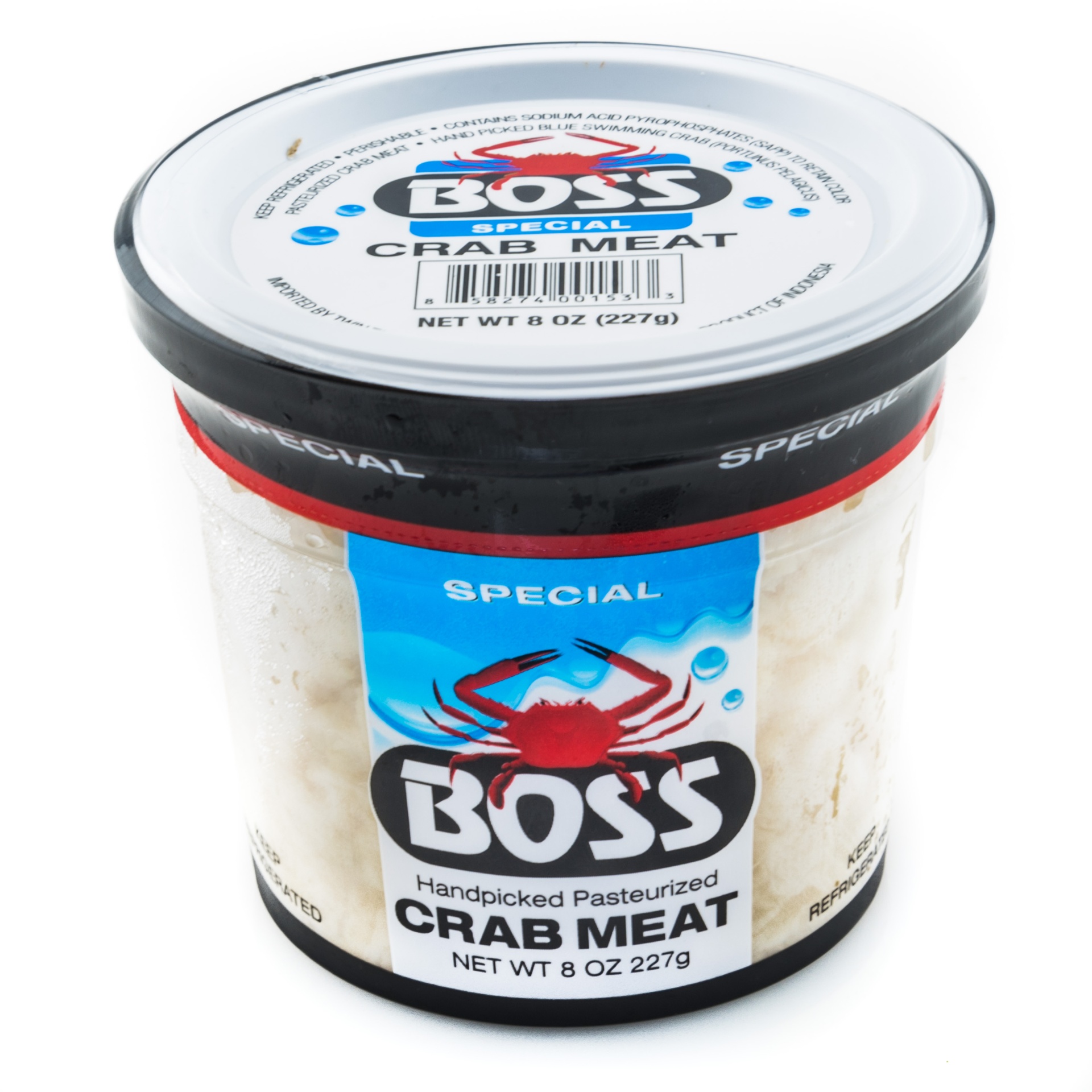 slide 1 of 1, Boss Special Crab Meat, 8 oz