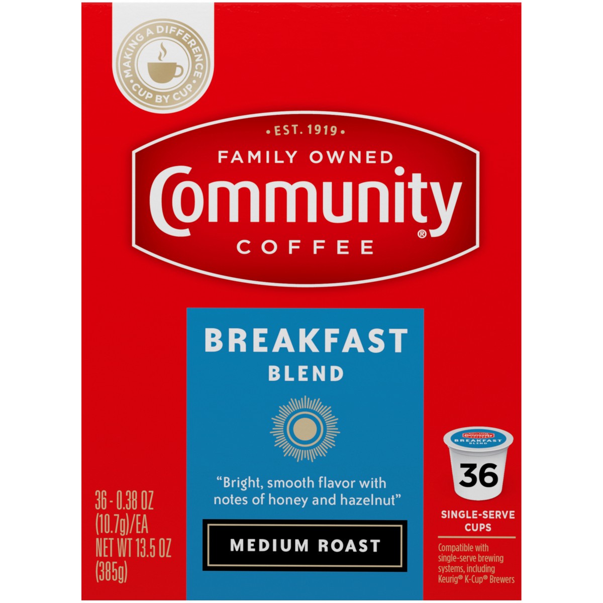 Community coffee breakfast blend k outlet cups