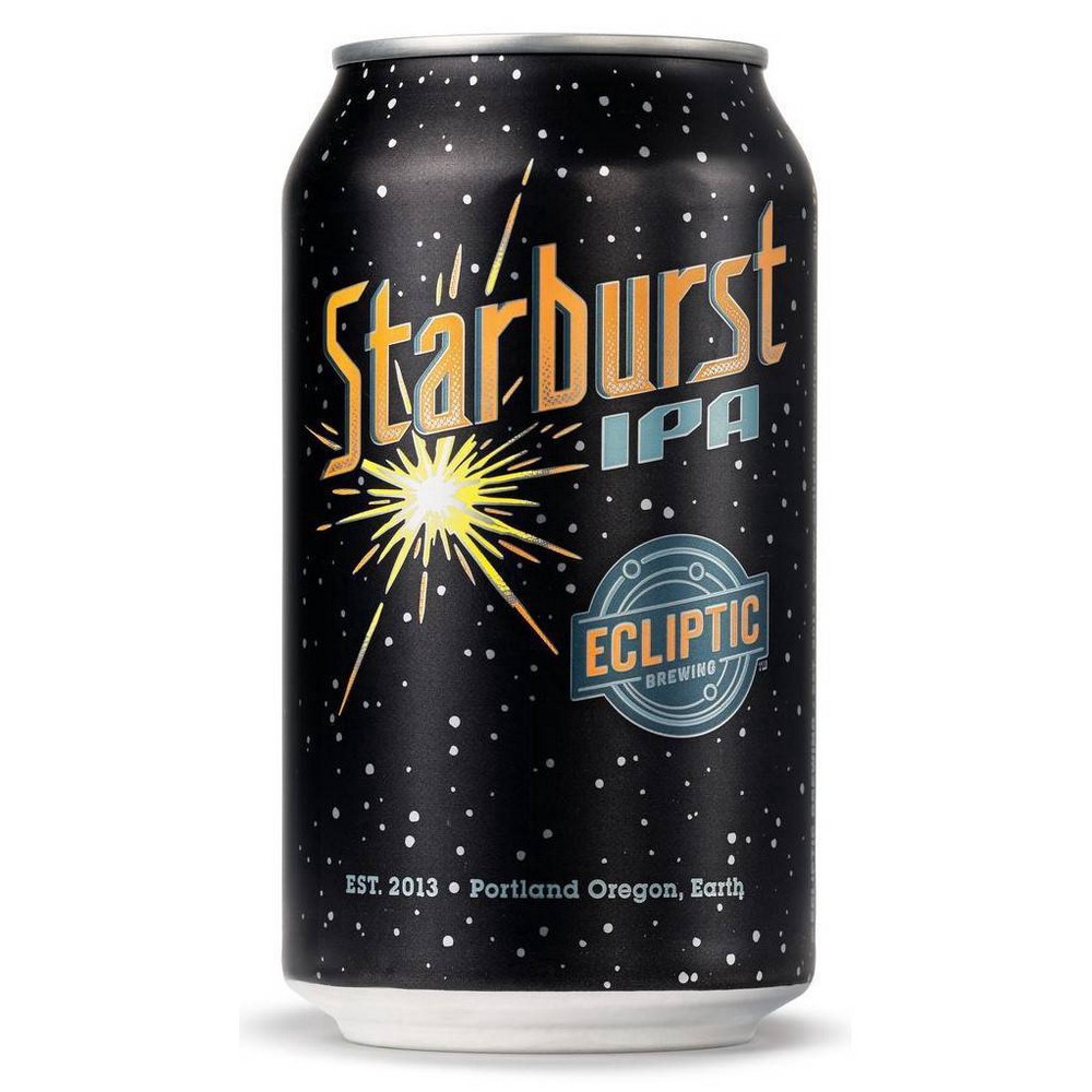 slide 3 of 3, Ecliptic Brewing Starburst IPA Beer, 6 ct; 12 oz