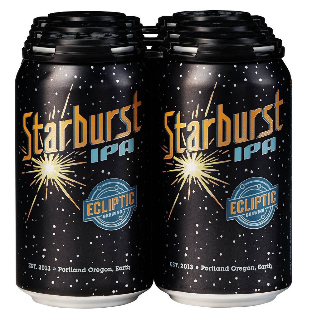 slide 2 of 3, Ecliptic Brewing Starburst IPA Beer, 6 ct; 12 oz
