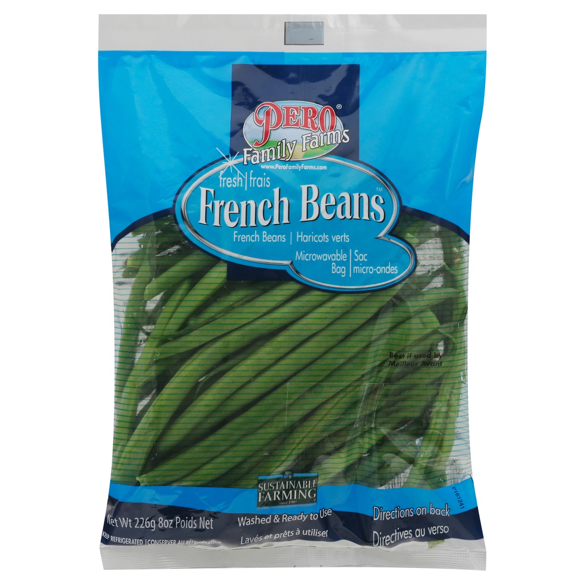 slide 1 of 1, Pero Family Farms French Beans 8 oz, 8 oz