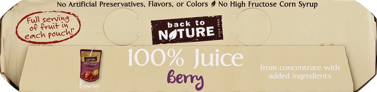 slide 3 of 6, Back to Nature Natural Berry Juice - 8 ct; 6 oz, 8 ct; 6 oz