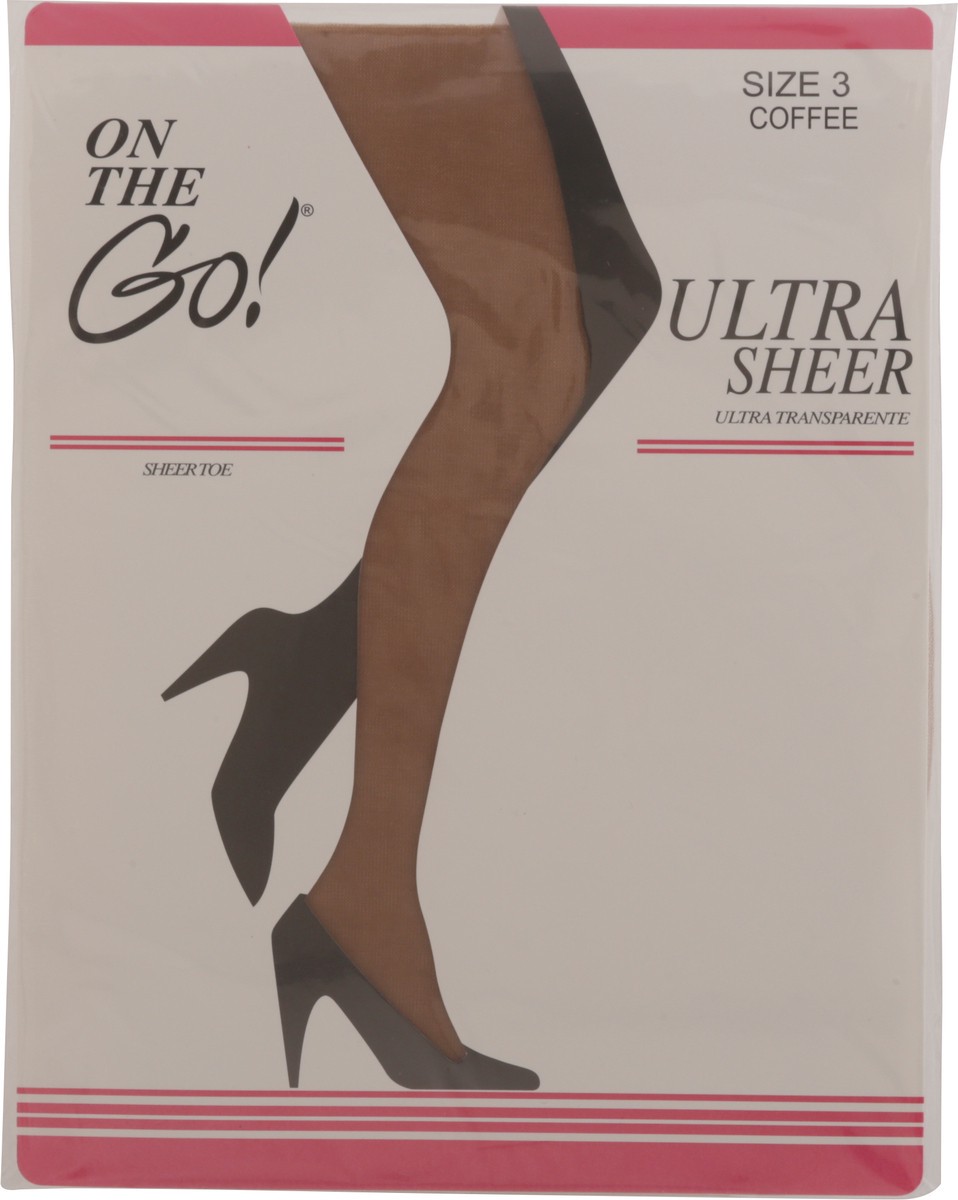 slide 10 of 11, On the Go Coffee Sheer Toe Size 3 1 ea, 1 ct