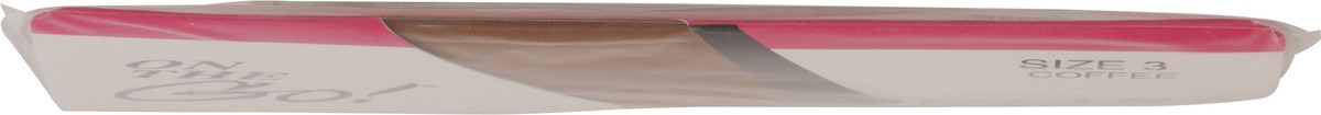 slide 11 of 11, On the Go Coffee Sheer Toe Size 3 1 ea, 1 ct