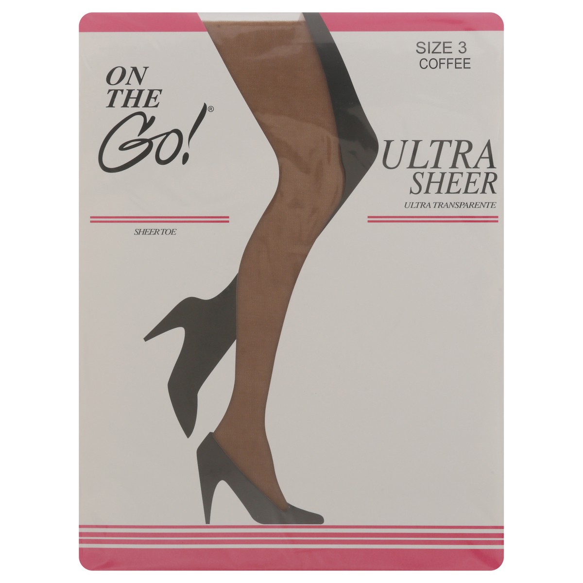 slide 6 of 11, On the Go Coffee Sheer Toe Size 3 1 ea, 1 ct