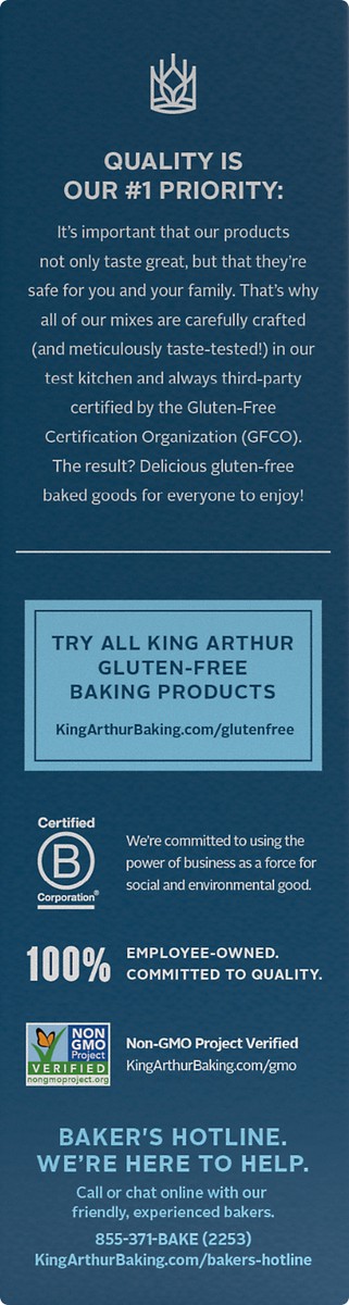 slide 6 of 10, King Arthur Baking Gluten Free Banana Bread + Muffin Mix 16 oz, 16 oz