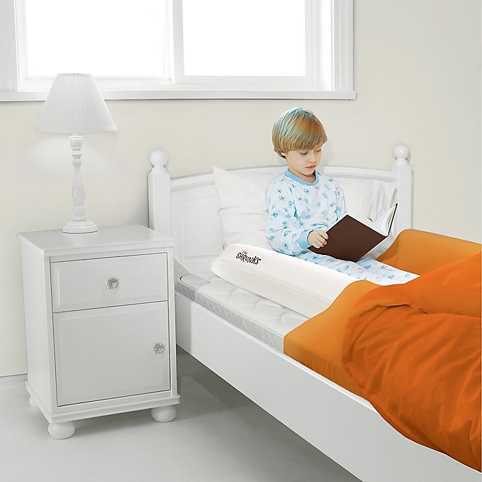 slide 5 of 10, The Shrunks Inflatable Toddler Bed Rail - White, 2 ct