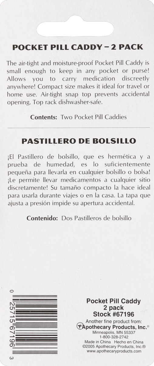 slide 2 of 3, EZY Dose Pill Containers 2 ea, 1 ct