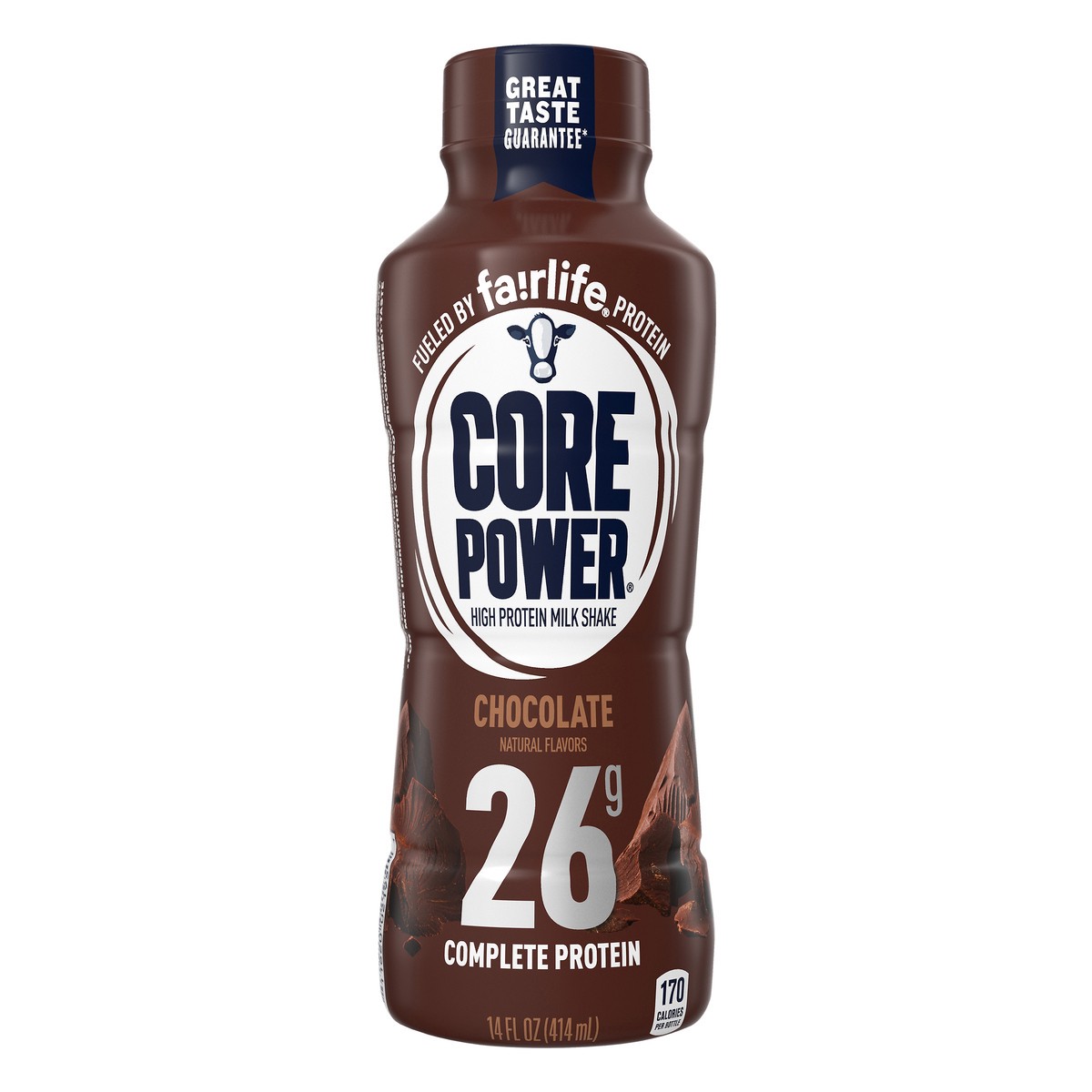 slide 1 of 7, Core Power Chocolate High Protein Milk Shake, 14 oz