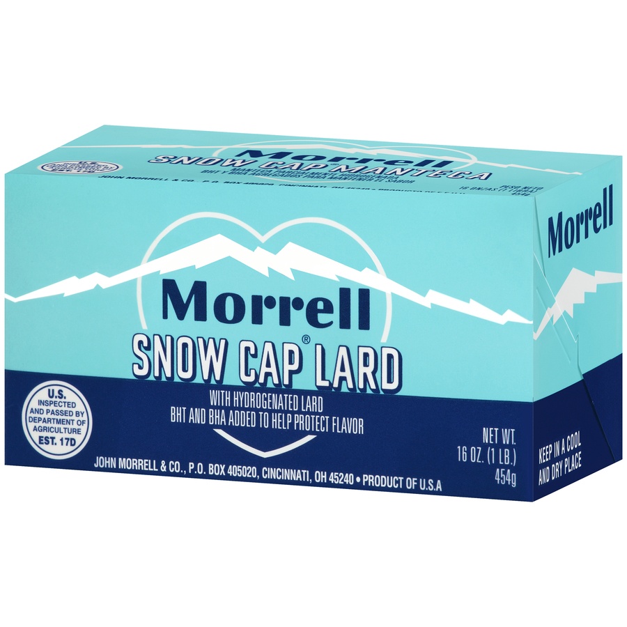 slide 3 of 3, Morrell Snow Cap Lard, 16 oz