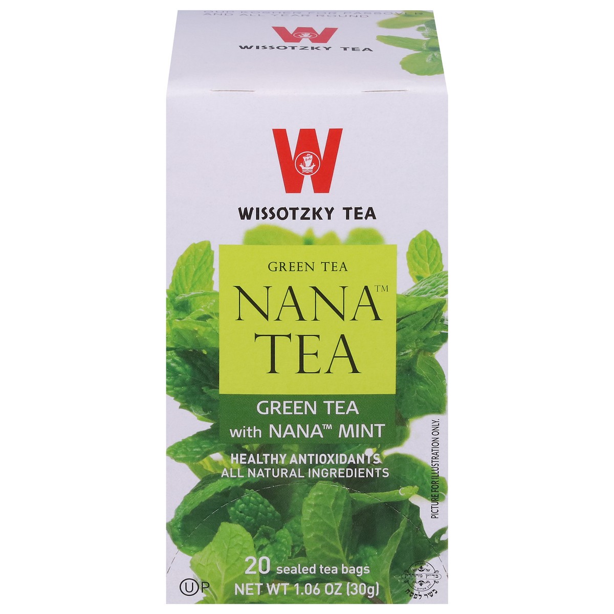 slide 1 of 9, Wissotzky Tea Nana Tea Tea Bags Green Tea with Nana Mint - 20 ct, 20 ct