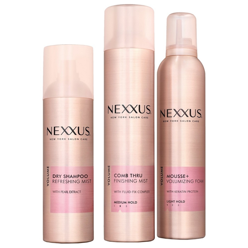 slide 5 of 6, Nexxus Mousse Plus Volumizing Foam - 10.6oz, 10.6 oz