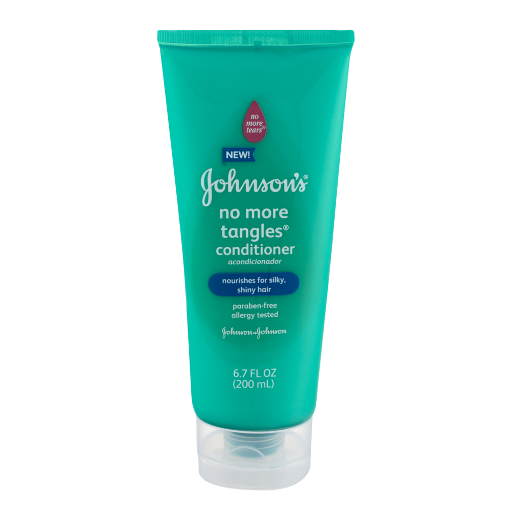 slide 1 of 1, Johnson & Johnson No Tangles Conditioner, 6.7 fl oz