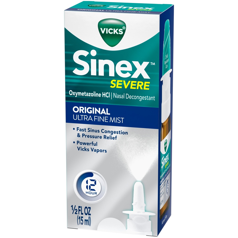 slide 2 of 2, Sinex Vicks Nasal Decongestant 0.5 oz, 0.5 fl oz