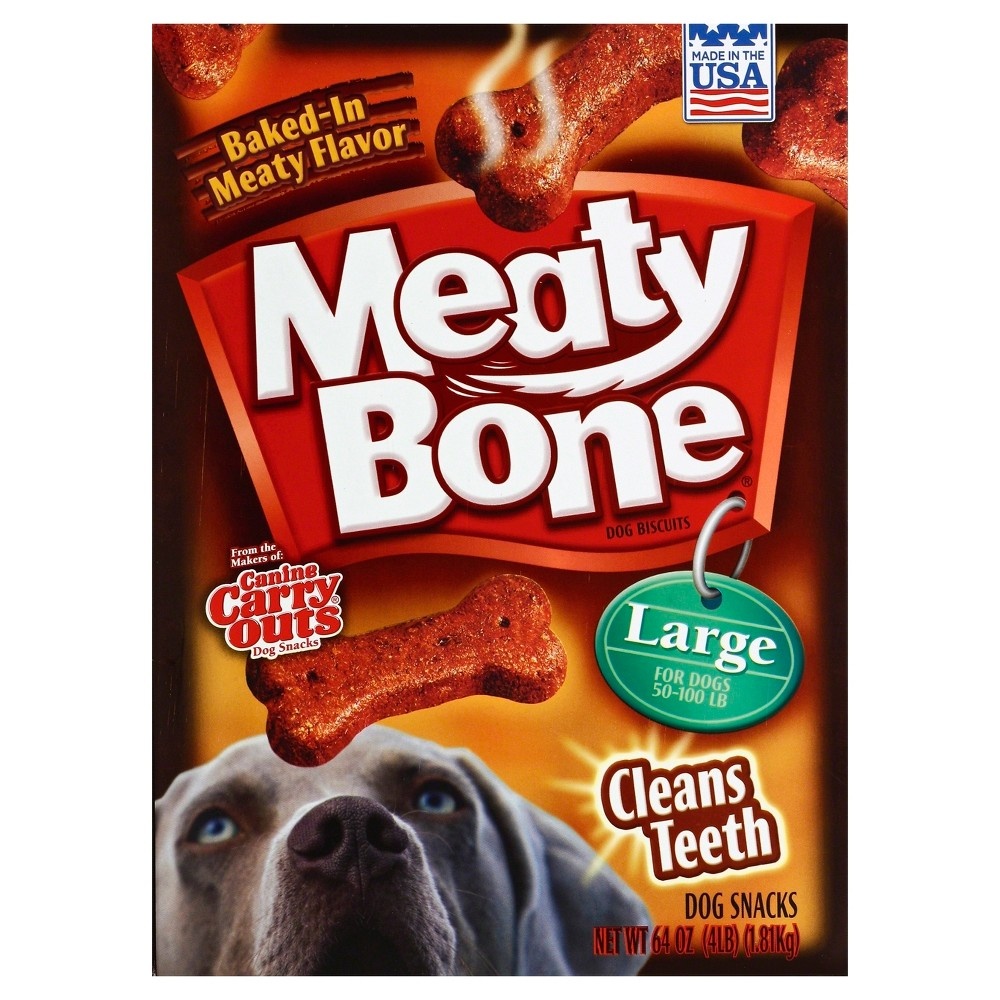 slide 3 of 4, Meaty Bone Biscuits Large, 64 oz