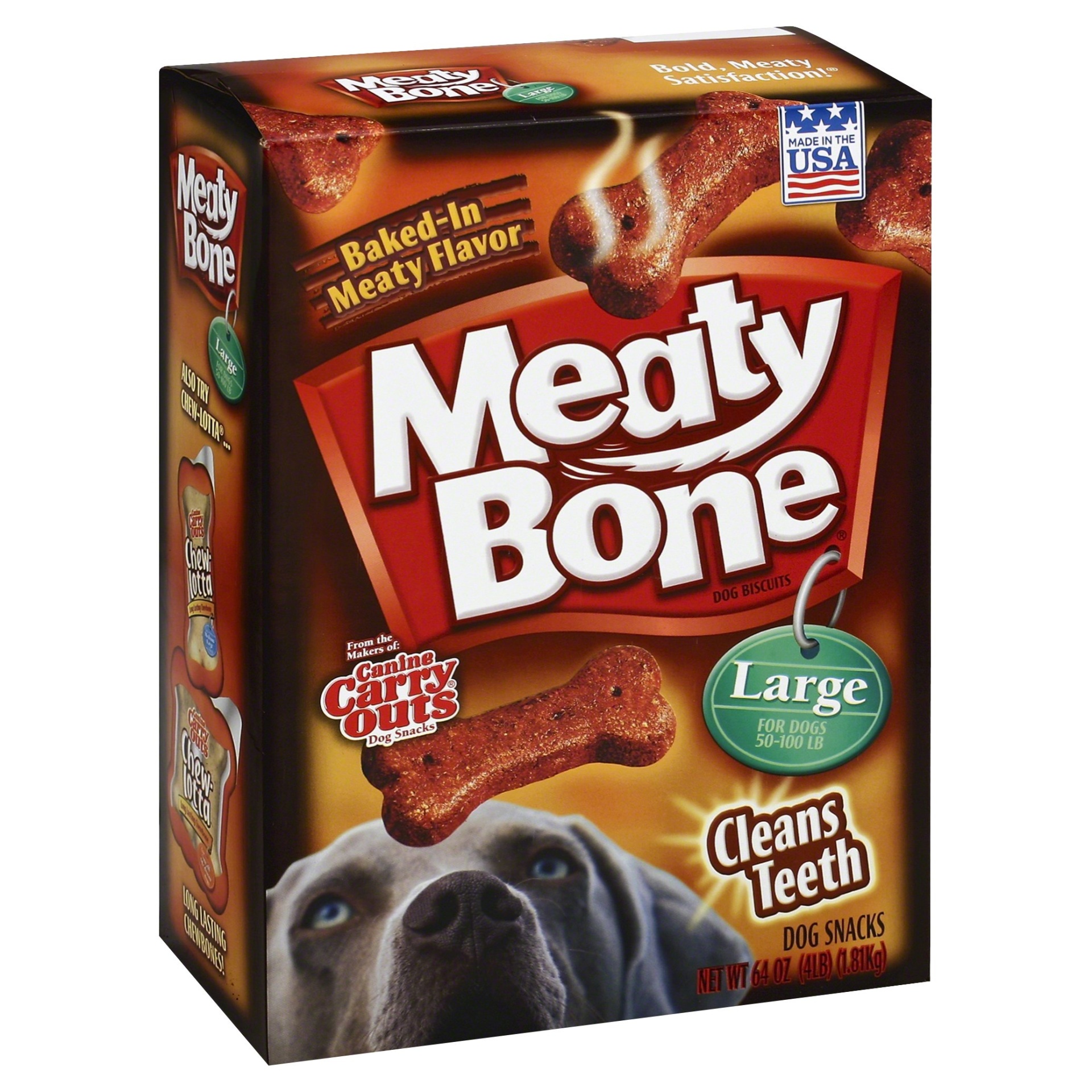 slide 1 of 4, Meaty Bone Biscuits Large, 64 oz