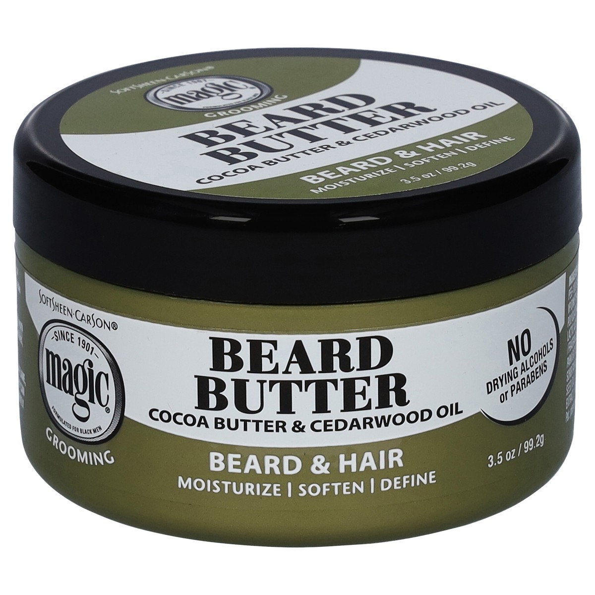 slide 1 of 11, Magic Grooming Cocoa Butter & Cedarwood Oil Beard Butter 3.5 oz, 3.5 oz