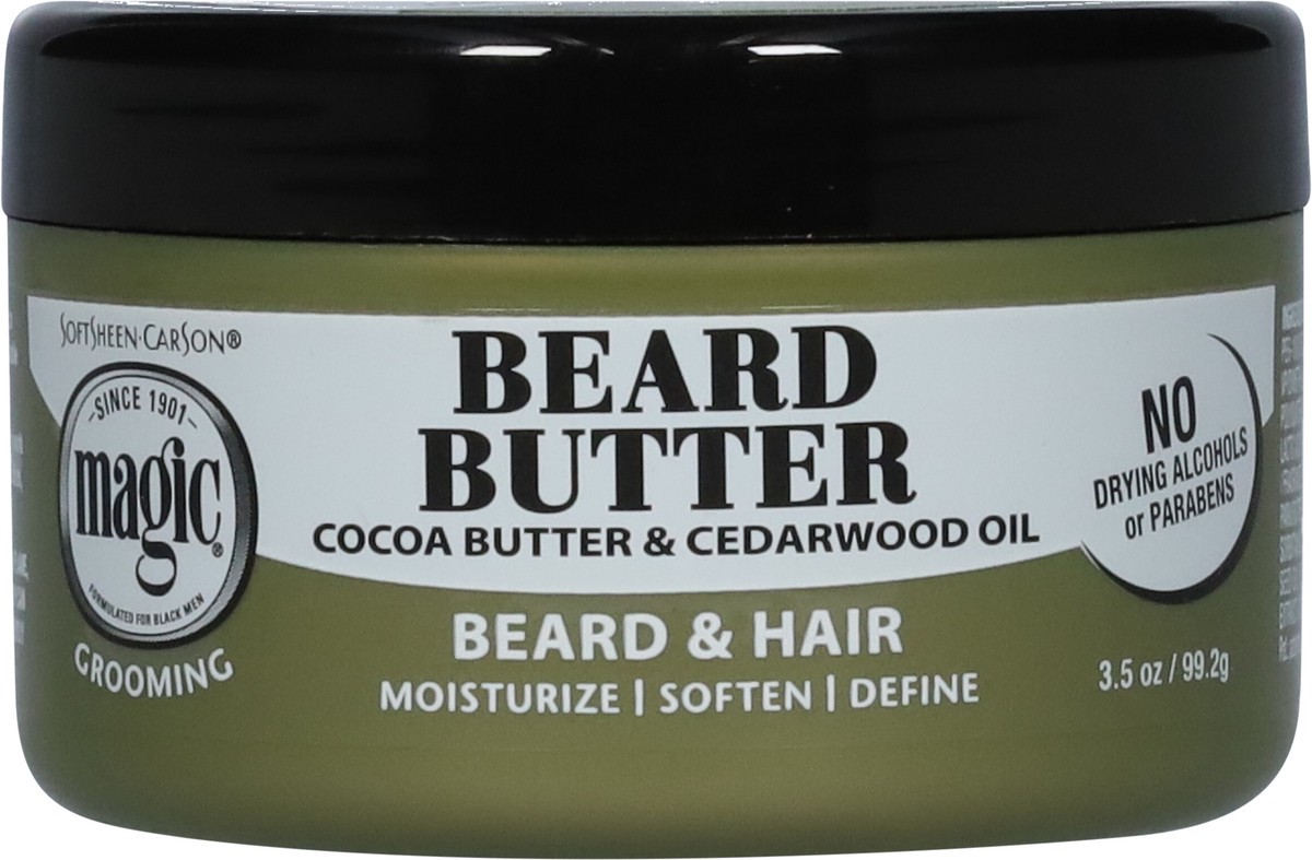 slide 10 of 11, Magic Grooming Cocoa Butter & Cedarwood Oil Beard Butter 3.5 oz, 3.5 oz