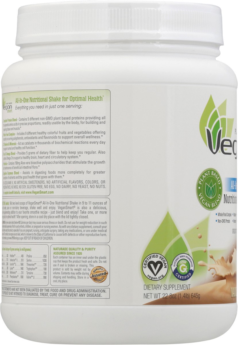 slide 2 of 9, Naturade VeganSmart All-In-One Plant Based Nutritional Shake - Vanilla - 22.8oz, 22.8 oz