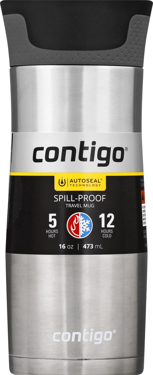 slide 2 of 10, Contigo West Loop Water Bottle - Black, 16 oz