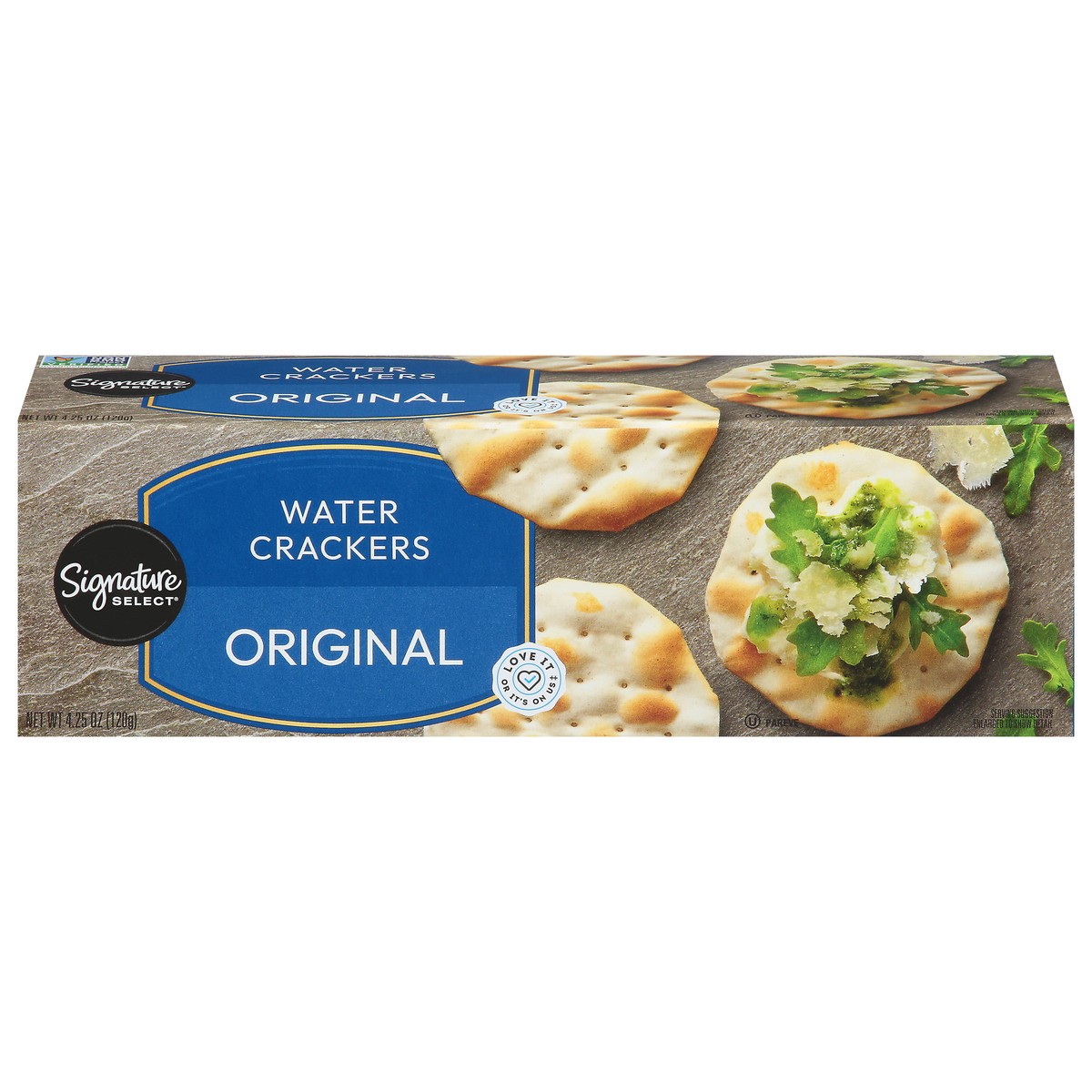 slide 1 of 5, Signature Select Original Water Crackers 4.25 oz, 4.25 oz