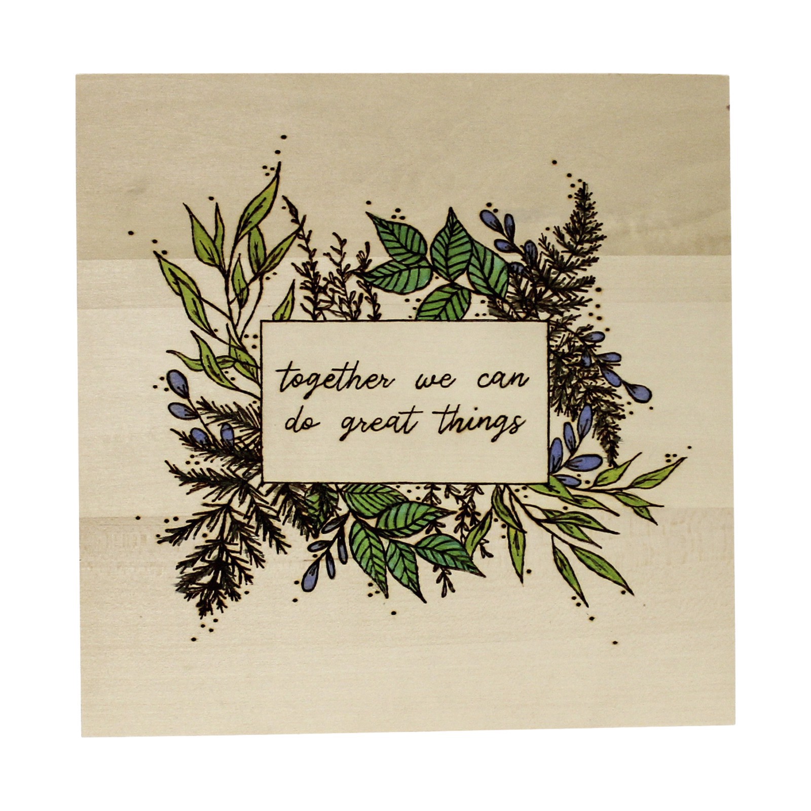 slide 4 of 4, 12" Basswood Square Panel By Make Market, 12 in x 12 in