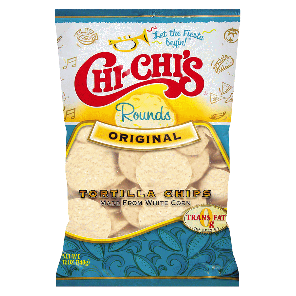 slide 1 of 5, Chi-Chi's Rounds Original White Corn Tortilla Chips, 11 oz