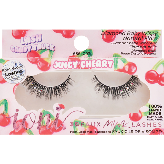slide 1 of 1, IONI COSMETICS Ioni Lash Candy Diamond Baby Wispy False Lashes, Natural Flare, 1 ct